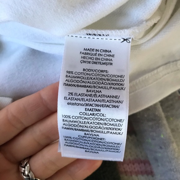 Ralph Lauren Iconic Crest Daisy Heart White Polo - Picture 7 of 12